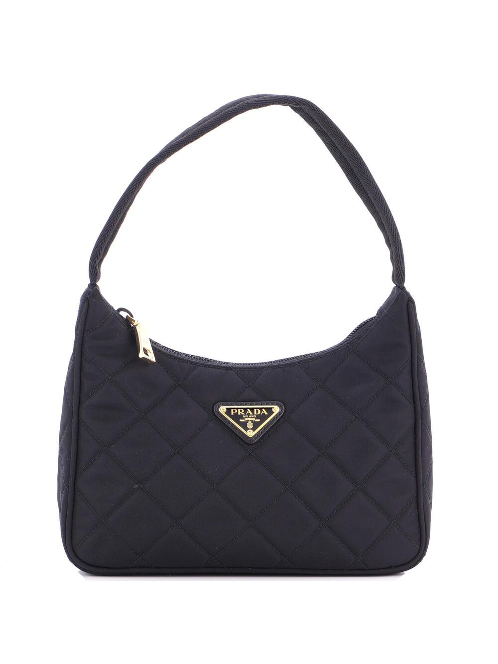 Prada Hobo Quilted Tessuto Small #203000P15B